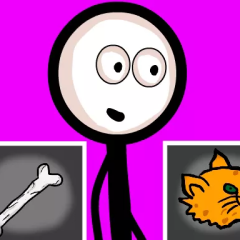 Stickman Choosing Actions